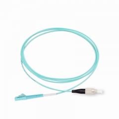 LC/UPC-FC/UPC Simplex OM3 50/125 Multi-mode Fiber Patch Cable
