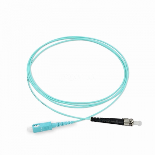 SC/UPC-ST/UPC Simplex 10G OM4 50/125 Multi-mode Fiber Patch Cable