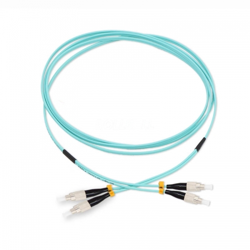 FC/UPC-FC/UPC Duplex 10G OM4 50/125 Multi-mode Fiber Patch Cable