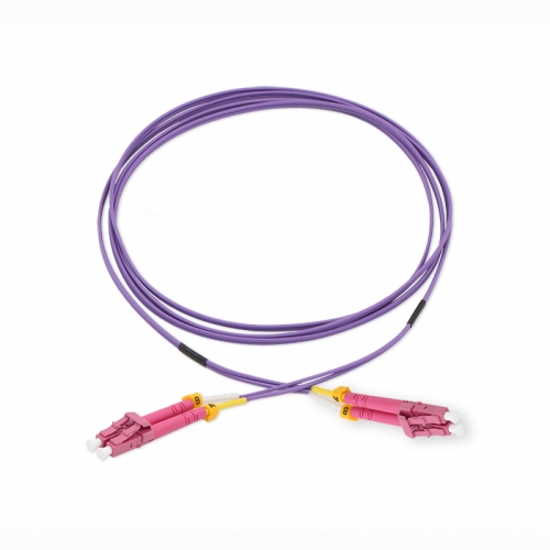 LC/UPC-LC/UPC Duplex 10G OM4 50/125 Multi-mode Fiber Patch Cable