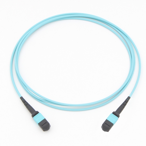 12 Fiber MTP(Male)-MTP(Male) 10G OM3 50/125 Multi-mode Fiber Optic Cable