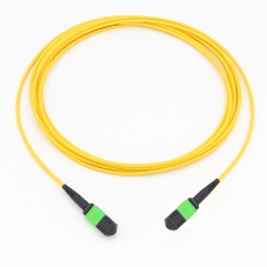 12 Fiber MPO(Female)-MPO(Female) 9/125 Single-mode Fiber Optic Cable