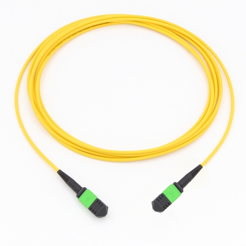 12 Fiber MPO(Male)-MPO(Male) 9/125 Single-mode Fiber Optic Cable