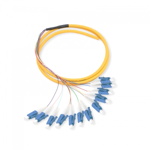 12-fiber LC/UPC 9/125 Single-mode Bunch Fiber Optic Pigtail