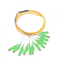 12-fiber E2000/APC OS2 9/125 Single-mode Bunch Fiber Optic Pigtail