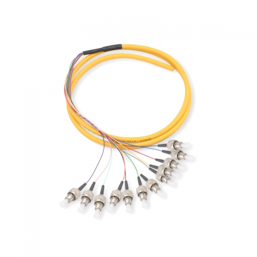 12-fiber FC/UPC OS2 9/125 Single-mode Bunch Fiber Optic Pigtail