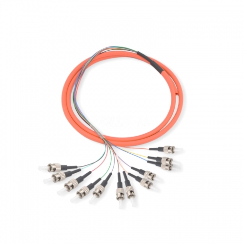 12-fiber ST/UPC 62.5/125 Multi-mode Bunch Fiber Optic Pigtail