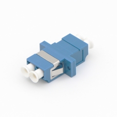LC/UPC to LC/UPC Duplex Single-mode Plastic Fiber Optic Adapter