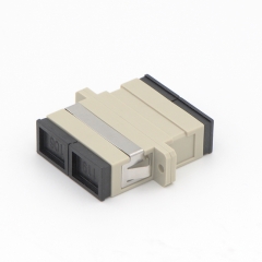 SC/UPC to SC/UPC Duplex Multi-mode Plastic Fiber Optic Adapter
