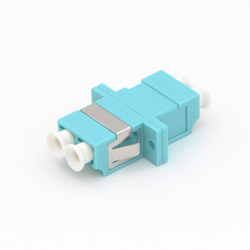 LC/UPC to LC/UPC Duplex 10G OM3 Multi-mode Plastic Fiber Optic Adapter