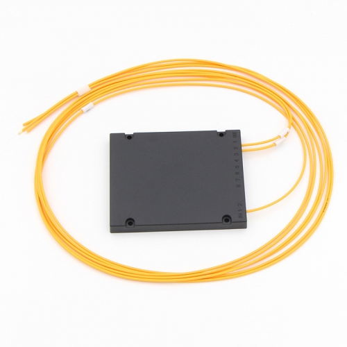 1x2 Fiber optical PLC Splitter, ABS box type splitter, 2.0mm