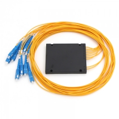 2x8 Fiber optical PLC Splitter, ABS box type splitter, 2.0mm