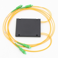 2x2 Fiber optical PLC Splitter, ABS box type splitter, 2.0mm