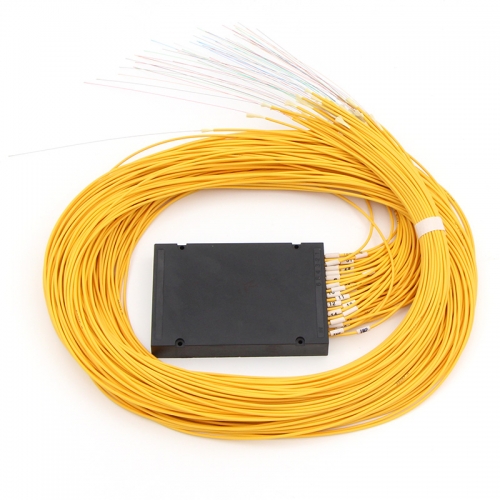 2x64 Fiber optical PLC Splitter, ABS box type splitter, 2.0mm