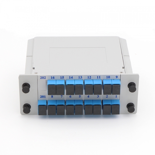 1x16 Fiber optical PLC Splitter, LGX cassette fiber splitter, 2.0mm