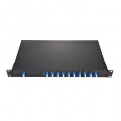 8 Channels C21-C28 Dual Fiber DWDM Mux Demux, 1U Rack Mount Module, EXP+Monitor port optional, Duplex LC/UPC