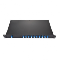 8 Channels 1470-1610nm Dual Fiber CWDM Mux Demux, 1U Rack Mount Module