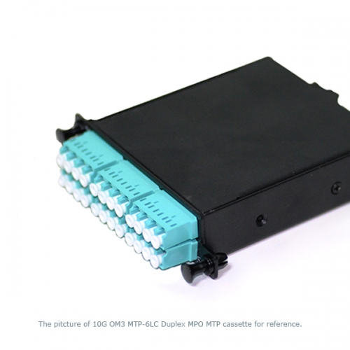 1xMPO Male to 6xLC/UPC Duplex, 12 Fibers 50/125 OM2 MM MPO/MTP Cassette