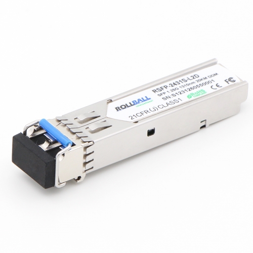 Brocade E1MG-LX Compatible 1000Base SFP 1310nm 20km DOM LC SMF Module Transceiver