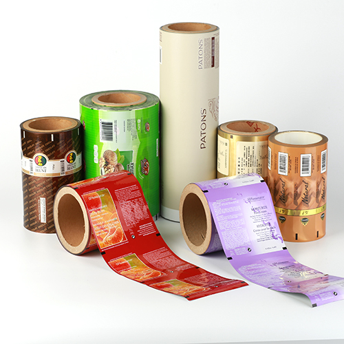 Printed Plastic Roll Film for Food Packaging