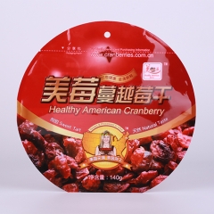 Resealable Stand Up Shape Pouch for Dried Food Packaging