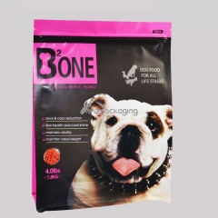 Dog Food Packaging Matte Block Bottom Pouches