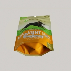 Pet Food Packaging Stand Up Ziplock Pouch with Hang Hole