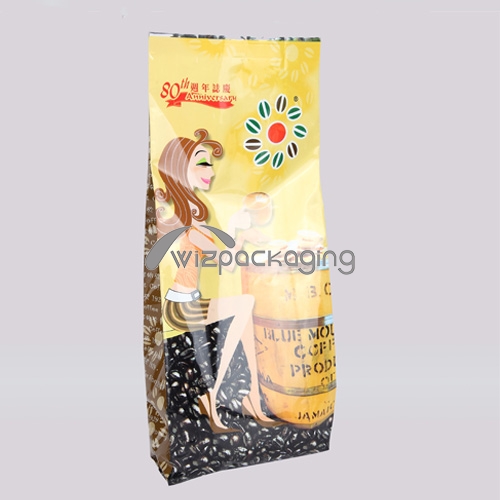 Printed Side Gusset Pouch Coffee Packaging Bag