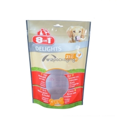 Pet Food Packaging Resealable Pouch with Window