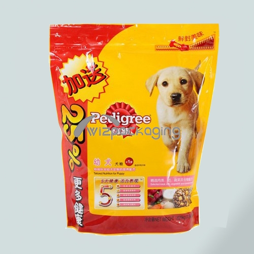 Stanp-up Packaging Pouch for Pet Food