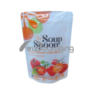 Custom Stand Up Retort Pouch For Soups And Sauces