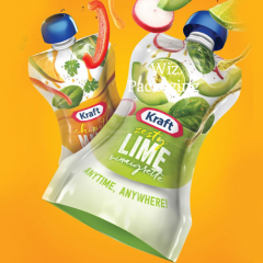Custom Shaped Pouch with Spout For Juice Packaging