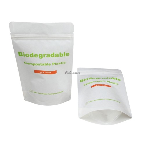 Custom Biodegradable Stand Up Pouch with Zipper