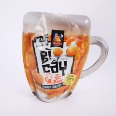 Customized printing snack heat seal shaped pouch