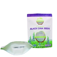 Custom seeds packaging stand up ziplock pouch with window