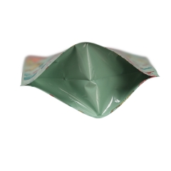 Customization high barrier aluminum foil stand up coffee tea pouch with zipper