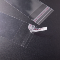 Stock transparent OPP self-adhesive bag