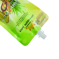 Custom fruit juice beverage packaging spout bag