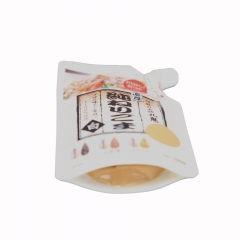 Custom peanut butter packaging spout pouch