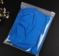 Stock ziplock cloth packaging bag