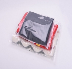 Stock ziplock cloth packaging bag