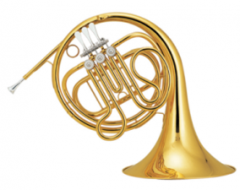 Bb Junior French Horn Single Row Brass Body Chines...