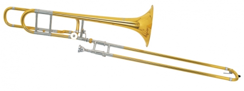Bb/F Tenor Trombone Brass Body Lacquer with Foambody case and Mouthpiece Manufacture in China