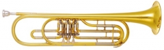 Bb Bass Trumpet Brass Body Lacquer Finish with Wood case Musical instruments OEM Dropshipping Wholesale