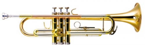 Yellow Brass Trumpet Bb Key Stainless Steel Piston Chinese Musical instruments