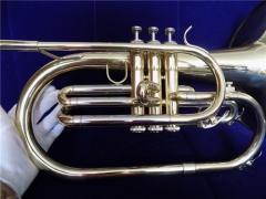 Marching Mellophone F Tone Brass Body Instruments Supplying OEM Dropshipping