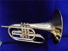 Marching Mellophone F Tone Brass Body Instruments Supplying OEM Dropshipping