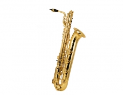 Eb Baritone Saxophone Brass Body Italy Pads with w...
