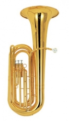 3/4 Bb Tuba Three Valve Piston 991mm Height Brass Instruments with ABS Case OEM Dropshipping