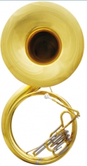 Brass Sousaphone Tuba Bb Pitch Big Bell Size 660mm...